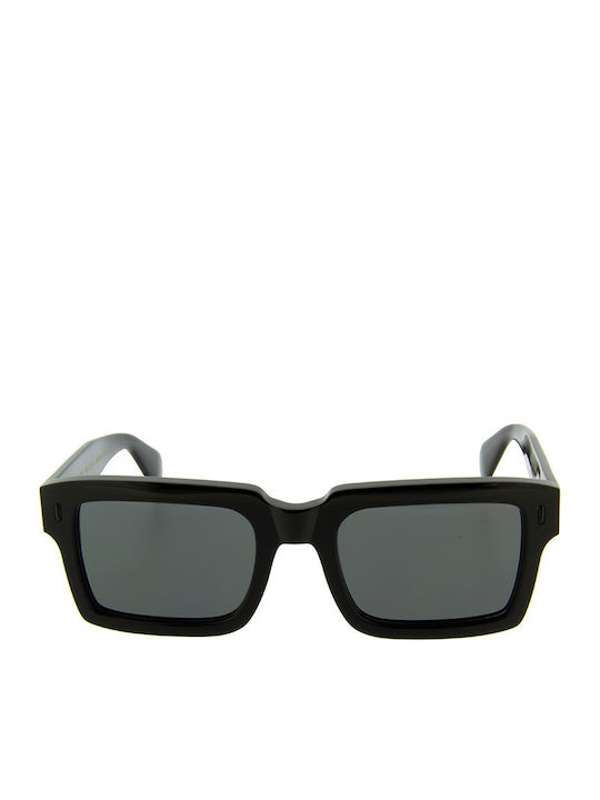 Gast Loot Unisex Sunglasses with Black Plastic Frame and Black Lens LT01