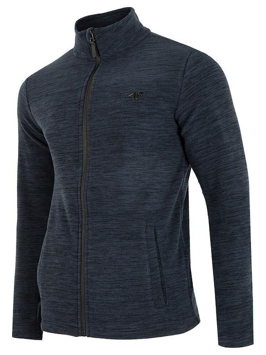 Herren Fleecejacke Marineblau