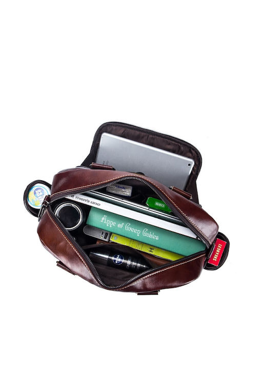 GWB-047 Leather Men's Briefcase Brown
