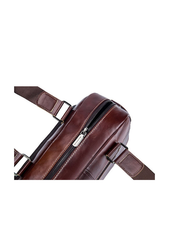 GWB-047 Leather Men's Briefcase Brown
