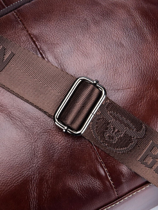 GWB-047 Leather Men's Briefcase Brown