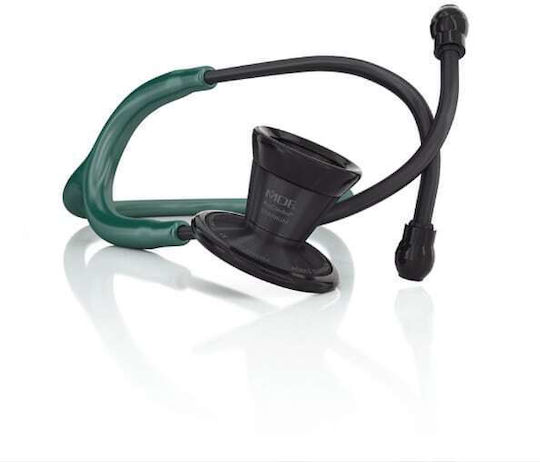MDF Instruments ProCardial Καρδιολογικό Στηθοσκόπιο με Διπλό Κώδωνα Titanium - Green / Blackout Πράσινο