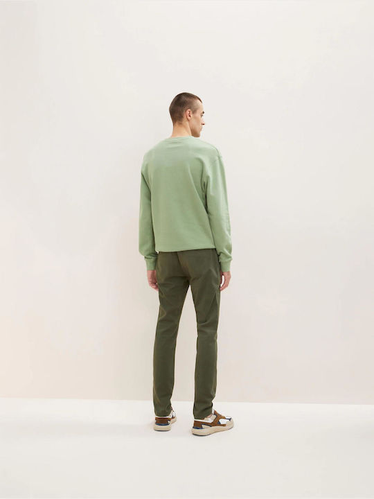 Tom Tailor Pantaloni pentru bărbați Chino Deep Forest Green