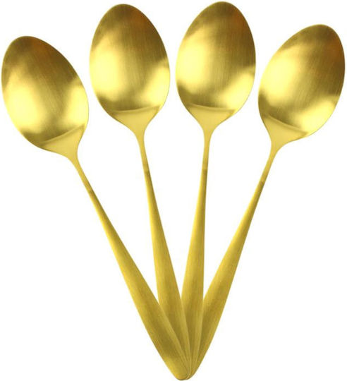 The Home Deco Factory Set de Tacâmuri Inoxidabil Auriu 16buc