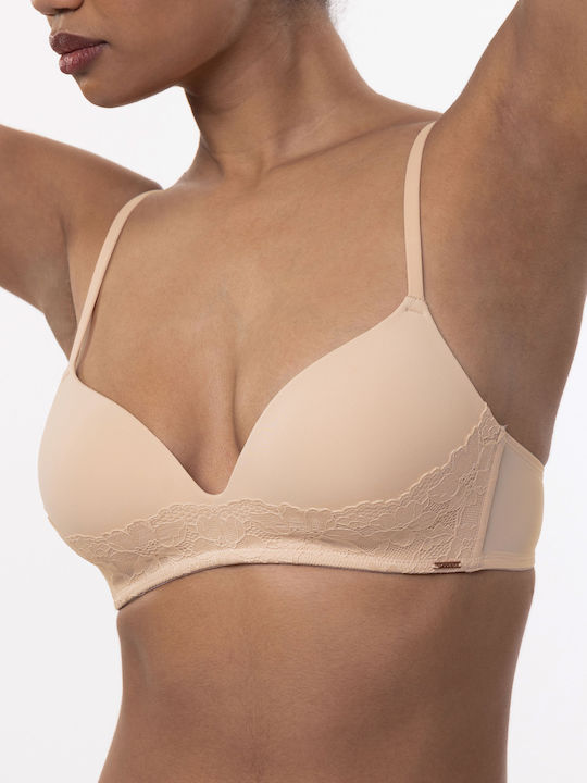 Beige/Black Σουτιέν mit leichter Polsterung mit Bügel