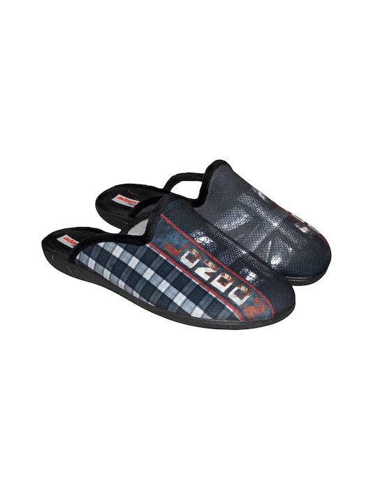 Adam's Shoes Men's Slipper Black