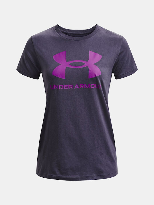 Sportstyle Graphic Women's T-shirt Fast Drying Purple