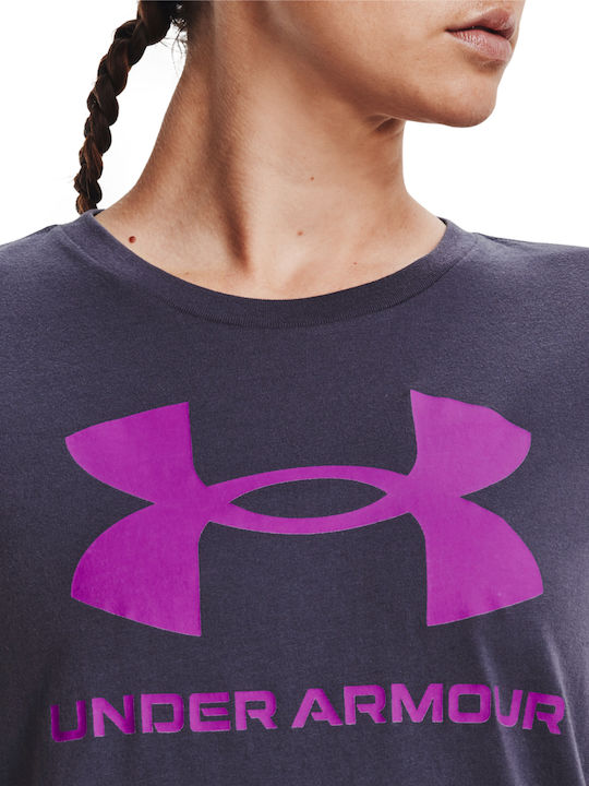 Sportstyle Graphic Women's T-shirt Fast Drying Purple