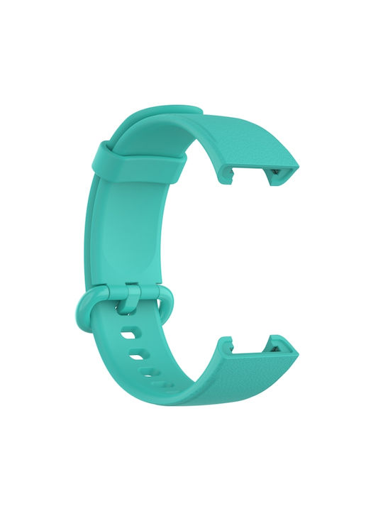 Litchi Texture Armband Synthetisches Leder Teal (Mi Watch Lite)