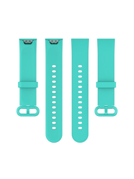 Litchi Texture Armband Synthetisches Leder Teal (Mi Watch Lite)