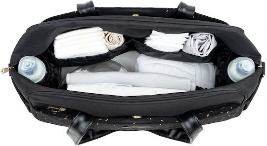 Kikka Boo Shoulder/Hand Diaper Bag Chelsea Confetti Black 43x16x28cm.