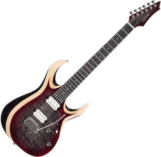 Cort X700 Duality II Electric Guitar Stratocaster with HH Pickup Configuration Lava Burst