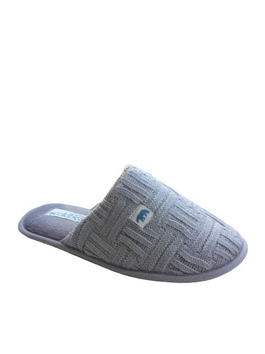 De Fonseca CWOOLUI 61 GRIGIO Men's Winter Open Slippers Grey