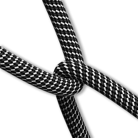Qoltec Braided USB 2.0 Cable USB-C male - USB-C 100W Μαύρο 1m 52357