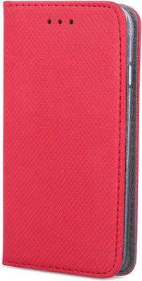 Senso Magnet Synthetic Leather Book Red (Redmi 9C)