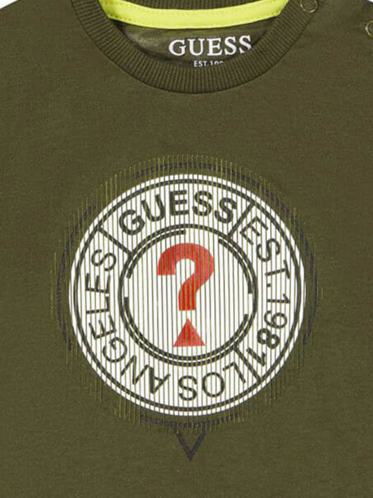 Guess Kinderhemd Langarm Khaki