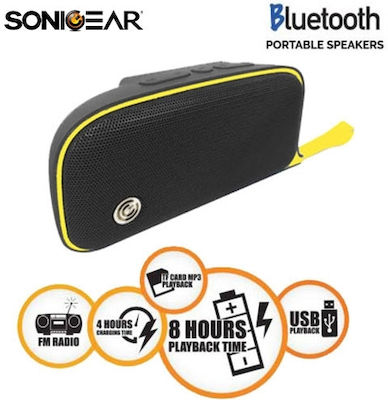 Sonic Gear P5000M Bluetooth Speaker 5W with Radio and Battery Life up to 8 hours Black