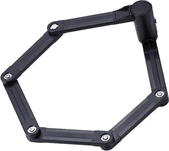 BBB Powerfold BBL-71 Bicycle Folding Lock with Key Black