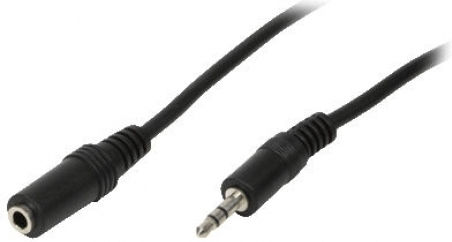 LogiLink 3.5mm Jack Cable Male to Female Black 5m