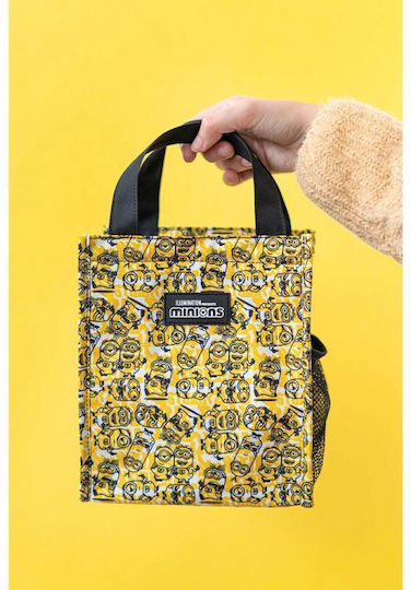 Grupo Erik School Insulated Hand Lunch Bag 14lt Yellow Minions 20 x 13 x 23cm