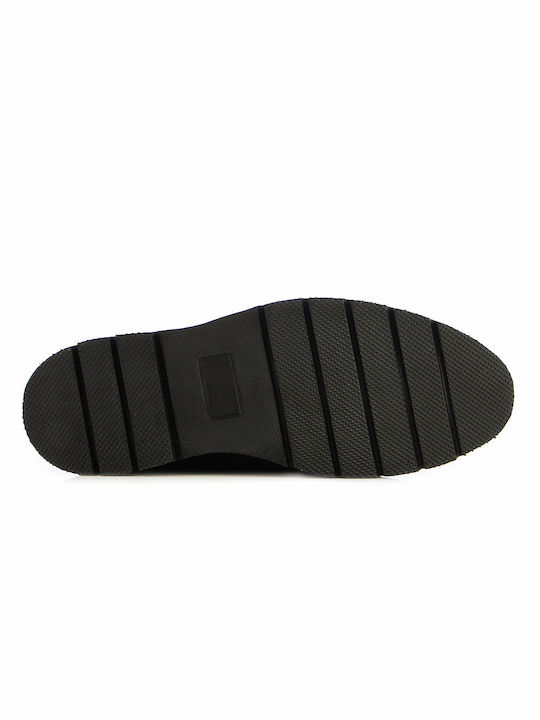 Leder Herrenstiefel Schwarz
