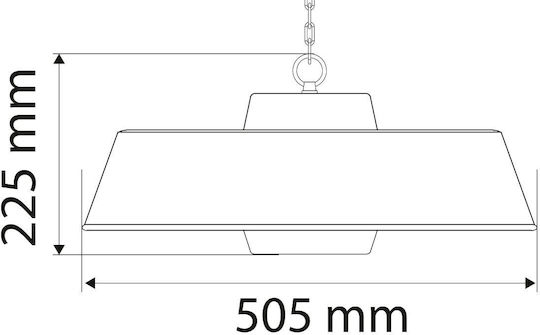 Neo Tools Hanging Electric Mirror with Power 2kW