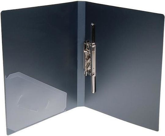 Comix Clipboard with Clamp Conference for Paper A4 Gray 1pcs