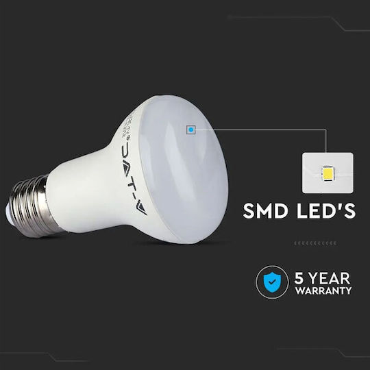 V-TAC LED Bulb 8.5W 100mm for Socket E27 and Shape R63 Cool White 806lm