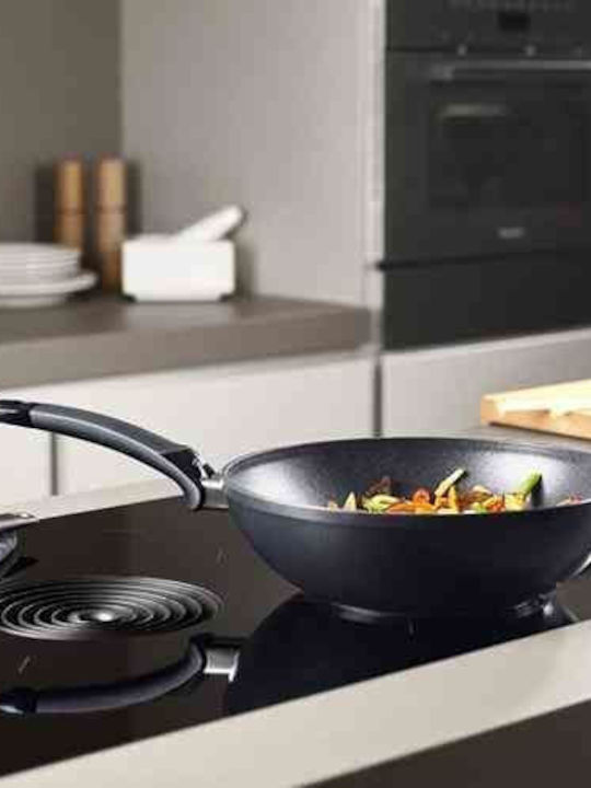 Fissler Adamant Wok din Aluminiu cu Strat Antiaderent 28cm