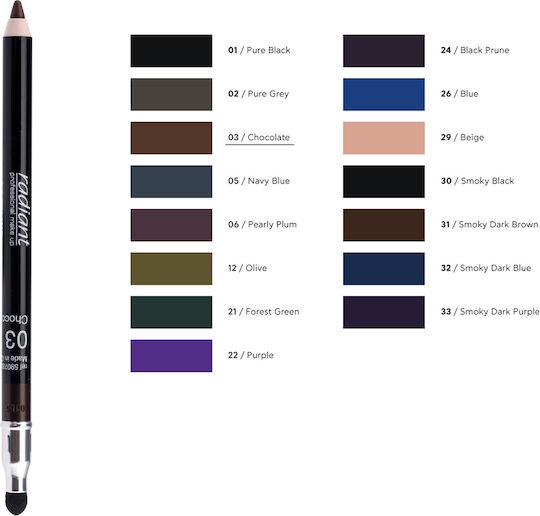Radiant Softline Waterproof Eye Pencil Eye Pencil 03 Chocolate
