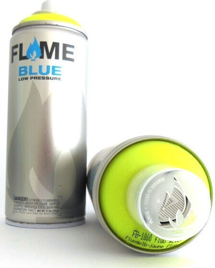 Flame Paint Σπρέι Βαφής FB Neon Ακρυλικό Fluo Yellow 400ml