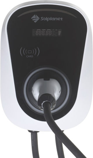 Solplanet Montat pe perete Stație de încărcare pentru mașini electrice 11kW cu Cablu încorporat Tipul 2 (SOL11EV-WR)