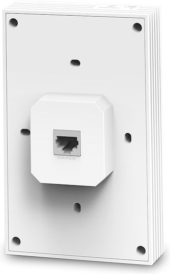 TP-LINK EAP655-Wall v1 Точка за достъп Wi‑Fi 6 Двулентов (2.4 и 5GHz) Единичен комплект