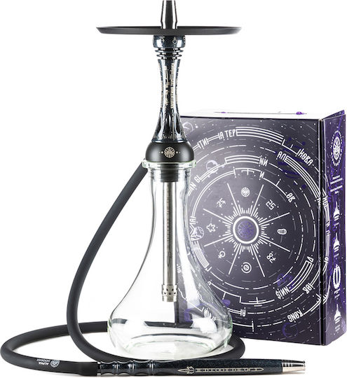 Hookah Ναργιλές X “Stratos” Μονός Μαύρος 50cm