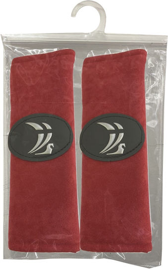 Race Axion Autositzgurt-Pads Lada 21x7.5cm Rot 2Stück