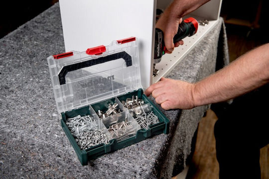 Metabo Metabox 63 XS Organiser Tool Compartment Organiser Transparent 25.2x16.7x6.3cm