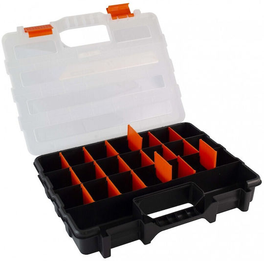 Kapriol Tool Compartment Organiser 21 Slot Adjustable Black 31x18x4cm