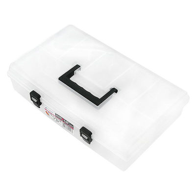 Tool Compartment Organiser 6 Slot Transparent 35.9x23.8x8.5cm