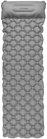Spokey Single Camping Sleeping Mat 190x60cm Thickness 6cm in Gray color