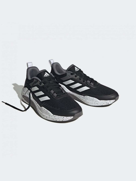 Adidas Trainer V Herren Sportschuhe Laufen Core Black / Cloud White / Grey Five