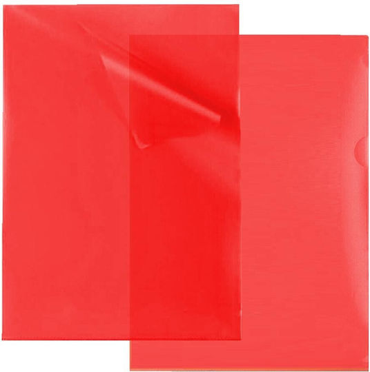 Metron Plastikeinlagen für Dokumente A4 100Stück Rot