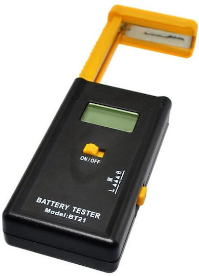 All-Sun BT21 Digitale Batterietester mit Hebel zur Einstellung der Batteriegröße