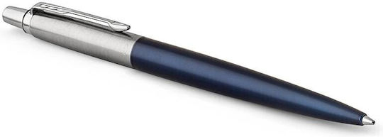 Parker Jotter Premium Pen Set Ballpoint made of Steel Royal Blue in a case (in a paper cassette)