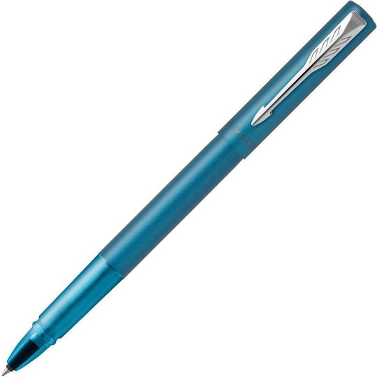 Parker Vector XL Pen Set Rollerball with Quill (in Metallic Cassette) Teal in a case