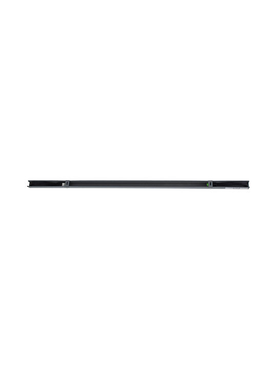 GloboStar Digi-Bar Lampă De Podea Pentru Exterior LED Mașină De Spălat Pe Perete 12W Cu Lumină Alb Cald IP65 Gri