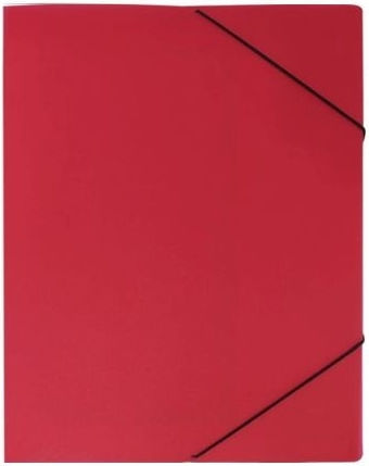 Groovy Plastic File Box with Rubber Band 36x4x26cm