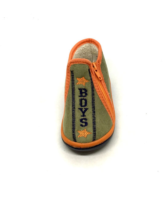 Children's Anatomical Slippers Anatomical Slippers for Boy Comfy-B0194-army