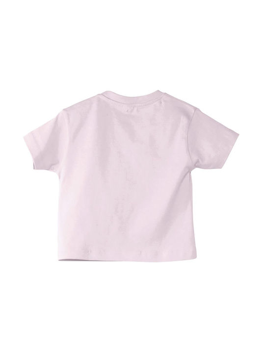 Baby t-shirt, " Hip Hop Spring Bunny Wearing Rayban ", Baby Pink