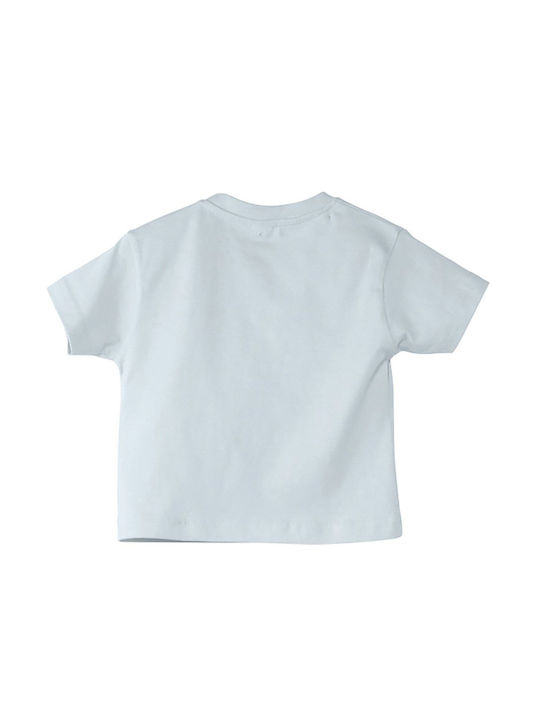 Baby-T-Shirt, "Hip Hop Spring Bunny Wearing Rayban", Baby Blau