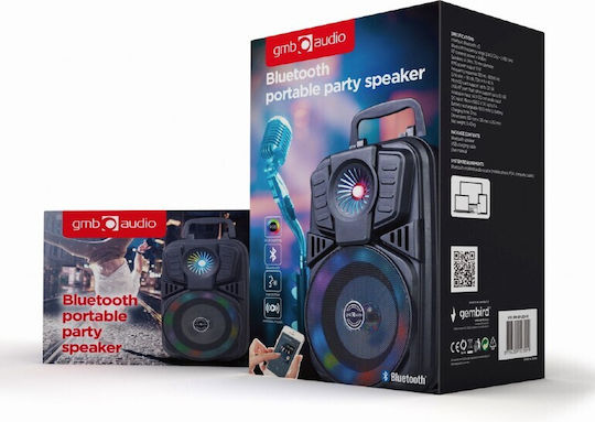 Gembird Ηχείο Portable Party SPK-BT-LED-01 Μαύρο